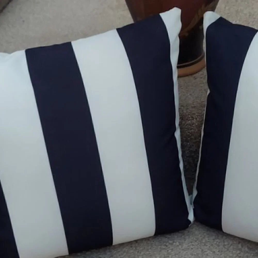Set of two decorative throw pillows